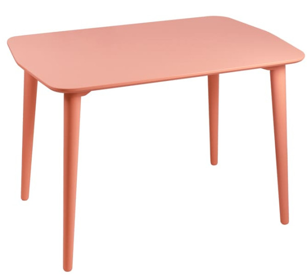 Стіл обідній Lovko Dan 75 Бежево-червоний МДФ-0