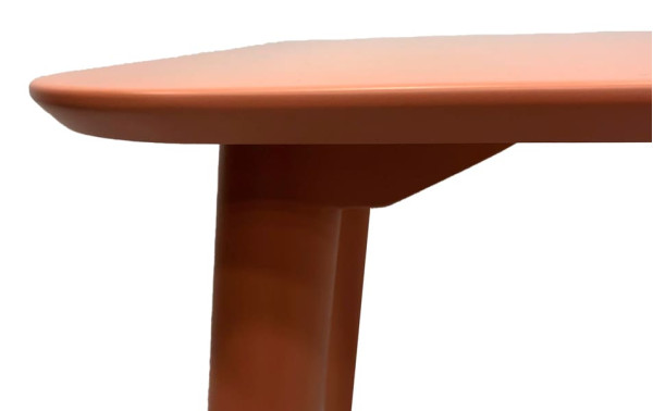 Обідній стіл Lovko Dan 80 Бежево-червоний МДФ-2