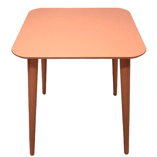 Обідній стіл Lovko Dan 80 Бежево-червоний МДФ-0