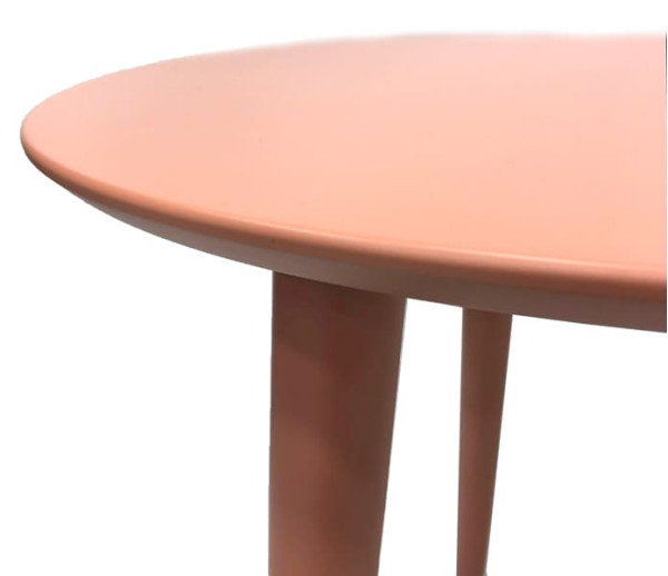 Обідній стіл Lovko Dan d-70 Бежево-червоний МДФ-3