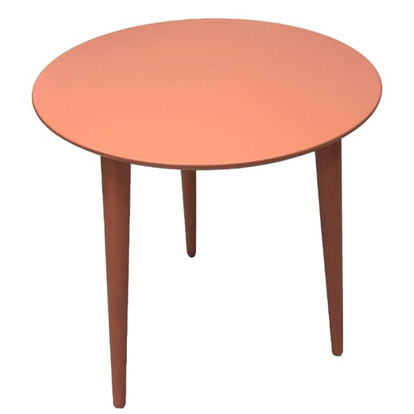 Обідній стіл Lovko Dan d-70 Бежево-червоний МДФ-0