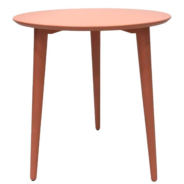 Обідній стіл Lovko Dan d-70 Бежево-червоний МДФ-1