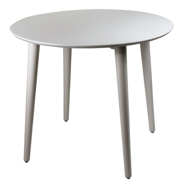 Обідній стіл Lovko Dan d-90 Сірий МДФ-1