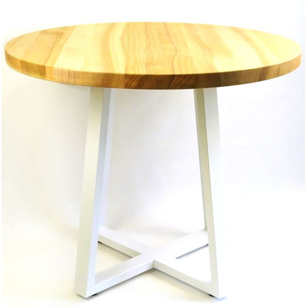 Стіл обідній Lovko Plato d-90 Ясен-0