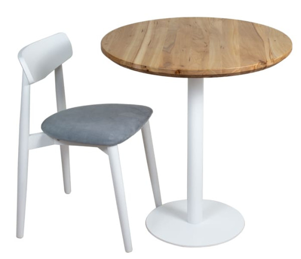 Стол обеденный Lovko Soul d-90 Белый-1