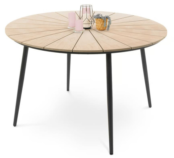 Комплект садових меблів Di Volio Acona 6+1 Чорний/бежевий-6