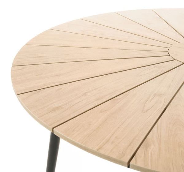 Комплект садових меблів Di Volio Acona 6+1 Чорний/бежевий-7