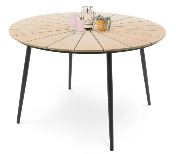 Комплект садовой мебели Di Volio Acona 6+1 Черный/бежевый-8