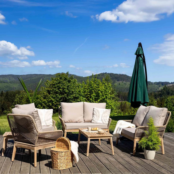 Комплект садовой мебели Di Volio Akaia Бежевый-6