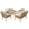 Комплект садовой мебели Di Volio Akaia Бежевый-16-thumb