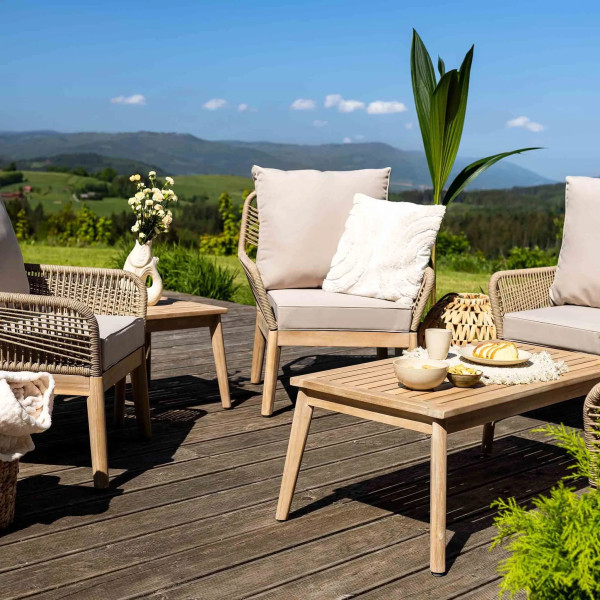 Комплект садовой мебели Di Volio Akaia Бежевый-9