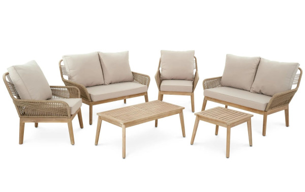 Комплект садовой мебели Di Volio Akaia Бежевый-17