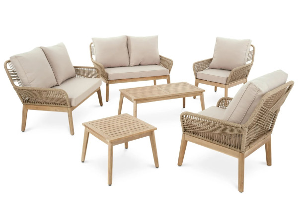 Комплект садовой мебели Di Volio Akaia Бежевый-15