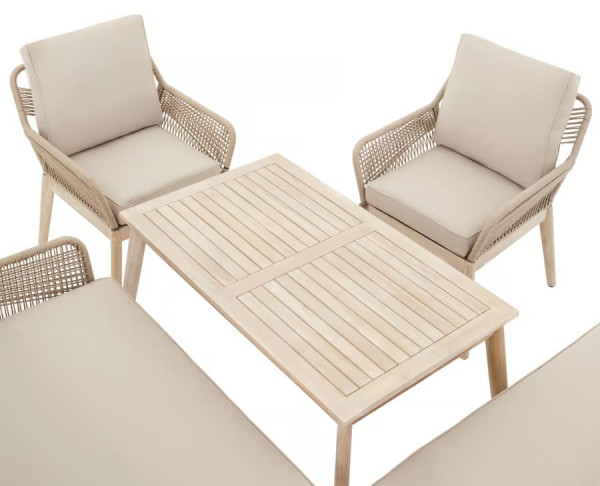 Комплект садових меблів Di Volio Albenga Бежевий-2