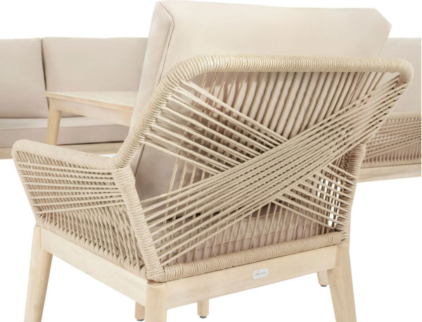 Комплект садових меблів Di Volio Albenga Бежевий-17