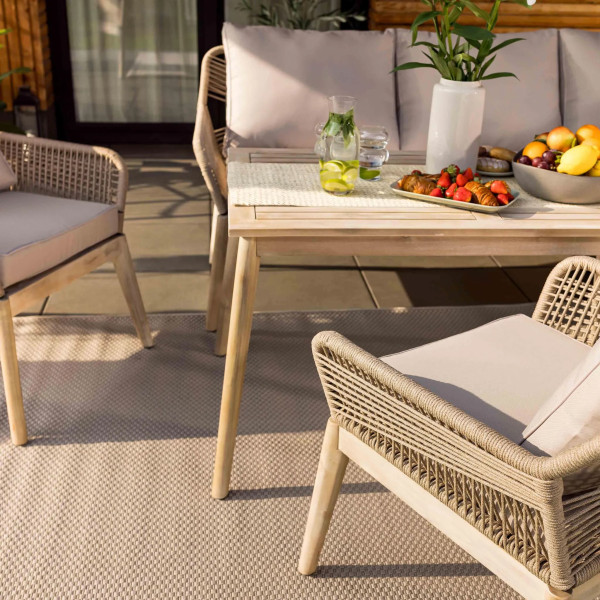 Комплект садових меблів Di Volio Albenga Бежевий-9