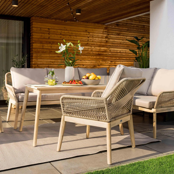 Комплект садових меблів Di Volio Albenga Бежевий-1