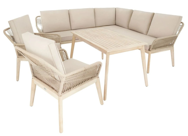 Комплект садових меблів Di Volio Albenga Бежевий-12