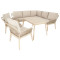 Комплект садових меблів Di Volio Albenga Бежевий-12-thumb