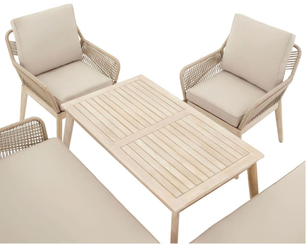 Комплект садових меблів Di Volio Albenga Бежевий-13