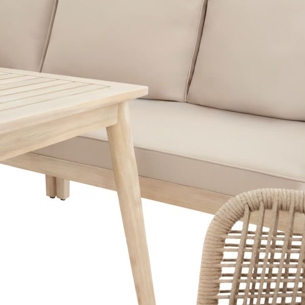 Комплект садових меблів Di Volio Albenga Бежевий-15