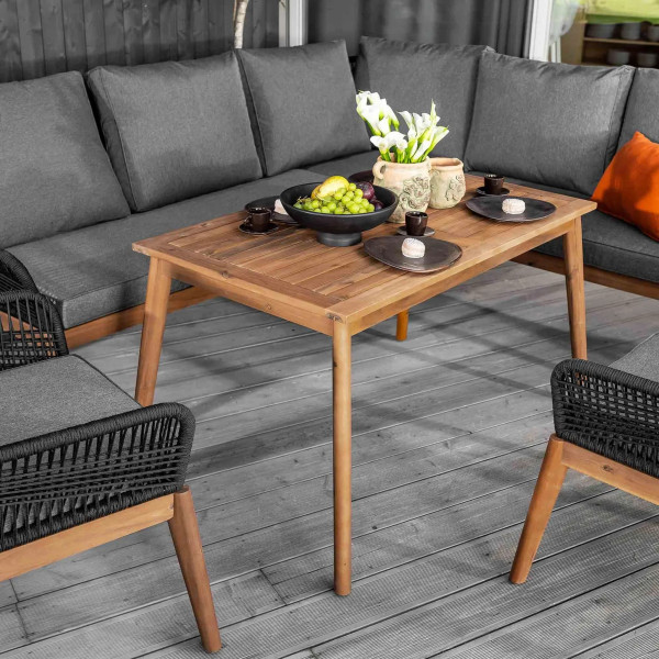 Комплект садових меблів Di Volio Albenga Чорний-8