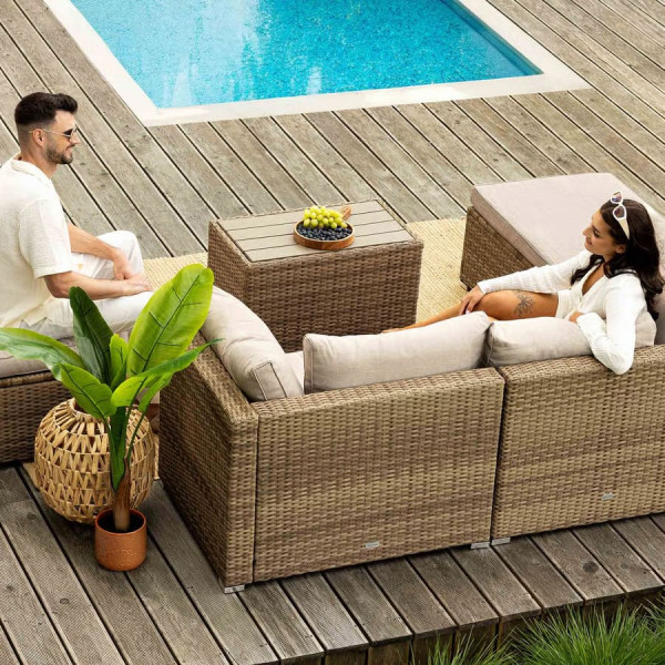 Комплект садовой мебели Di Volio Alzano Бежевый-4