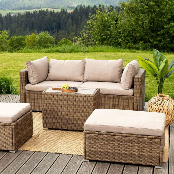 Комплект садовой мебели Di Volio Alzano Бежевый-5