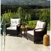 Комплект садовой мебели Di Volio Arde Коричневый/кремовый