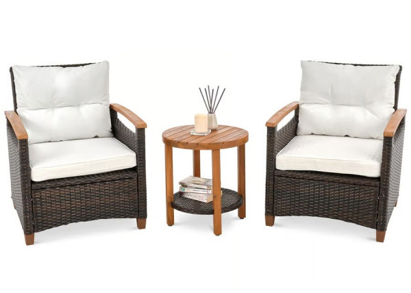 Комплект садовой мебели Di Volio Arde Коричневый/кремовый-6