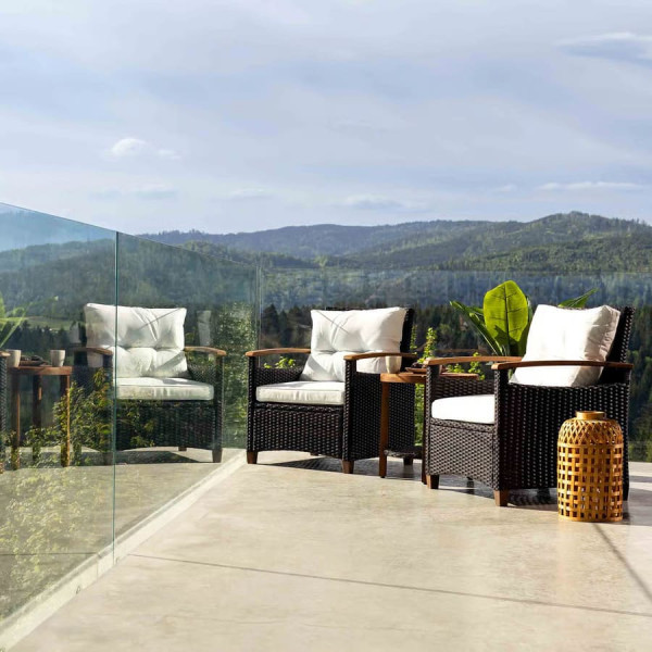 Комплект садовой мебели Di Volio Arde Коричневый/кремовый-3