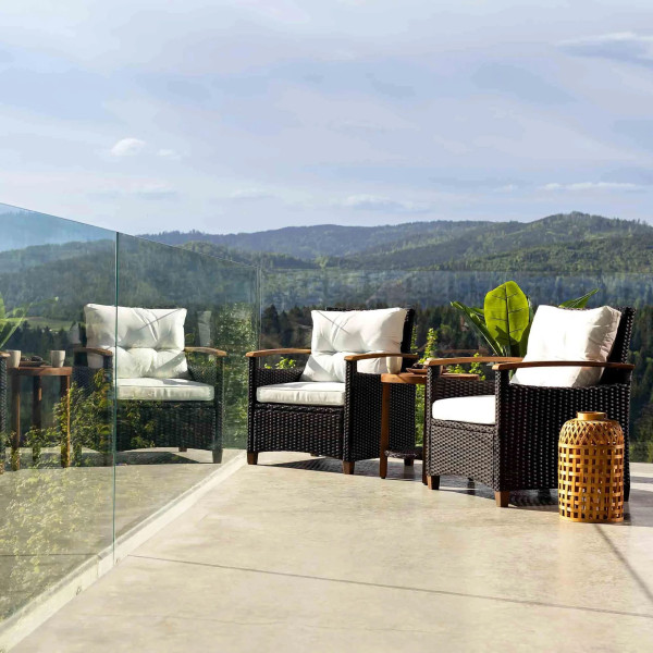 Комплект садовой мебели Di Volio Arde Коричневый/кремовый-4