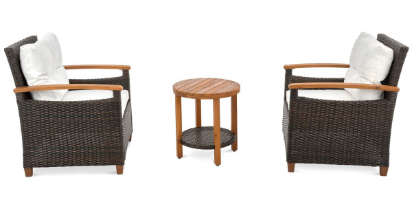 Комплект садовой мебели Di Volio Arde Коричневый/кремовый-9