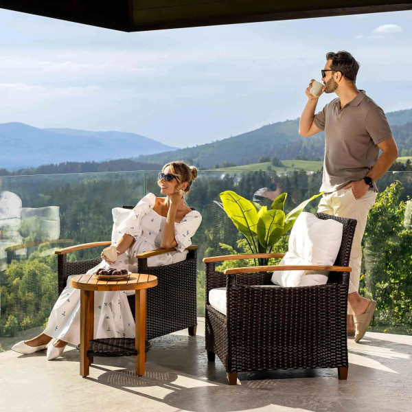 Комплект садовой мебели Di Volio Arde Коричневый/кремовый-1