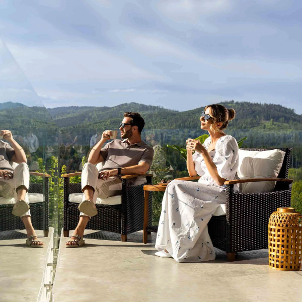 Комплект садовой мебели Di Volio Arde Коричневый/кремовый-3