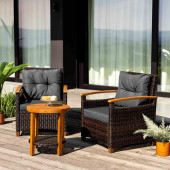 Комплект садовой мебели Di Volio Arde Коричневый/графит