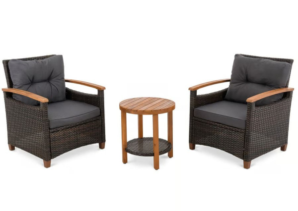 Комплект садових меблів Di Volio Arde Коричневий/графіт-6