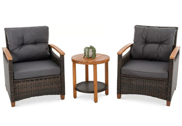 Комплект садових меблів Di Volio Arde Коричневий/графіт-7