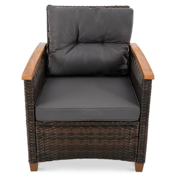 Комплект садових меблів Di Volio Arde Коричневий/графіт-9