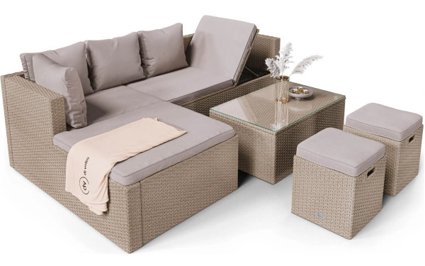 Комплект садовой мебели Di Volio Bologna Бежевый-7