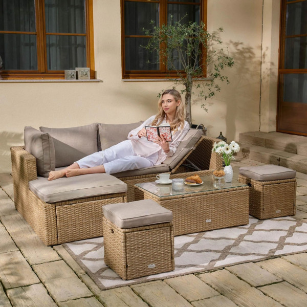 Комплект садовой мебели Di Volio Bologna Бежевый-3