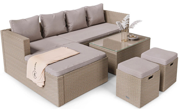 Комплект садовой мебели Di Volio Bologna Бежевый-6