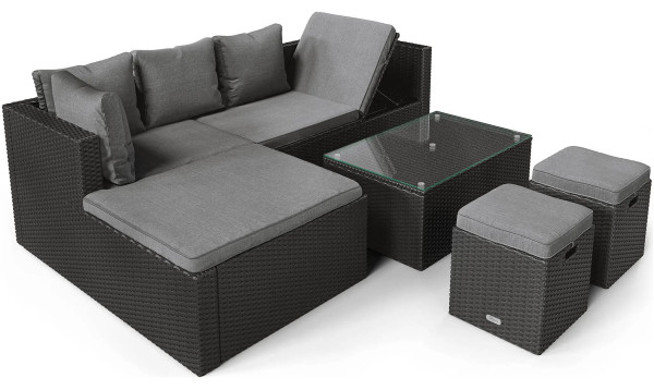 Комплект садовой мебели Di Volio Bologna Черный/серый-8