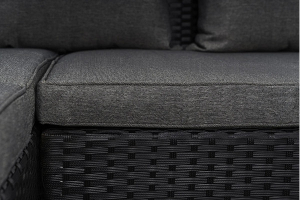 Комплект садовой мебели Di Volio Bologna Черный/серый-16