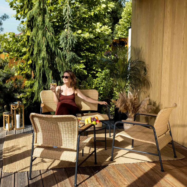 Комплект садовой мебели Di Volio Corato Бежевый-2