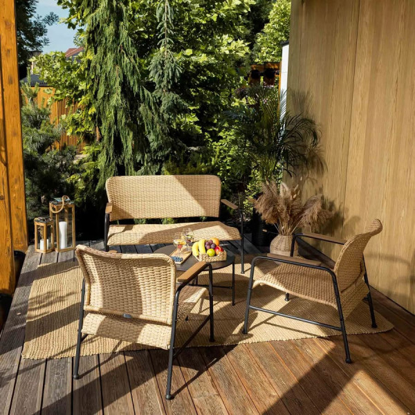 Комплект садовой мебели Di Volio Corato Бежевый-2