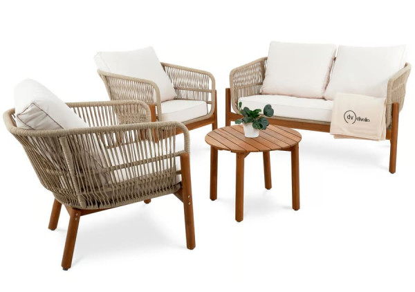 Комплект садових меблів Di Volio Deli Бежевий/кремовий-9