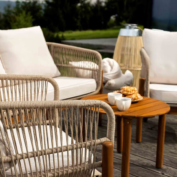 Комплект садових меблів Di Volio Deli Бежевий/кремовий-5