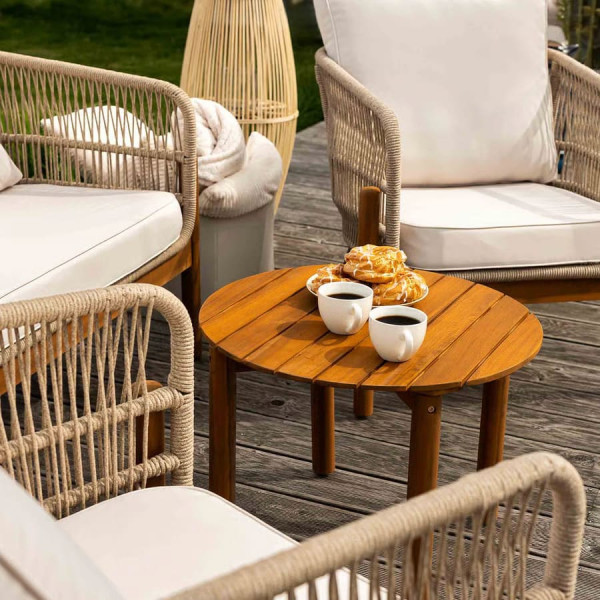 Комплект садових меблів Di Volio Deli Бежевий/кремовий-6