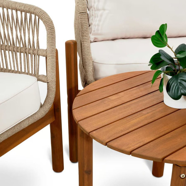 Комплект садових меблів Di Volio Deli Бежевий/кремовий-12